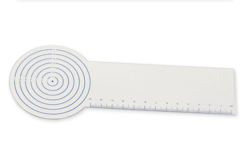 Flexible dermatological ruler - Dopan