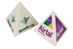 Pyramidal eraser